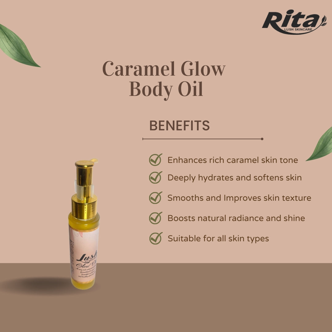 Caramel glow body oil