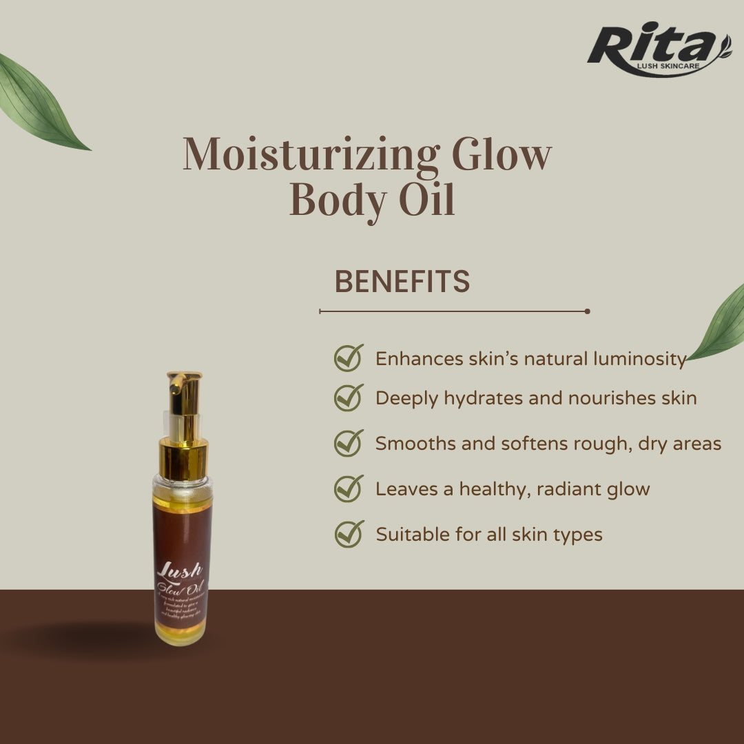 Glow body oil