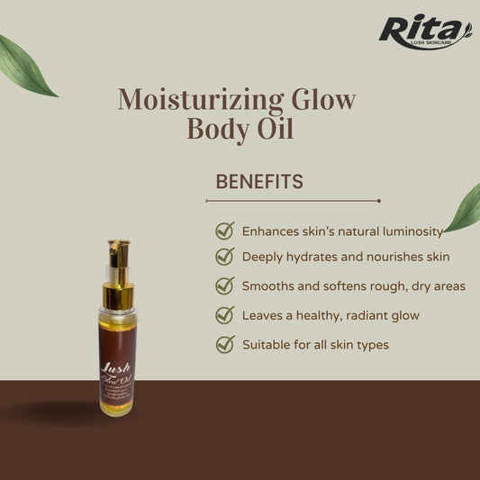 Glow body oil