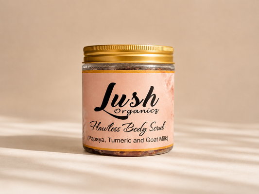 Lightening Flawless Body Scrub – Papaya, Turmeric & Goat Milk