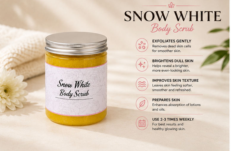 Snow White Body Scrub (400ml)