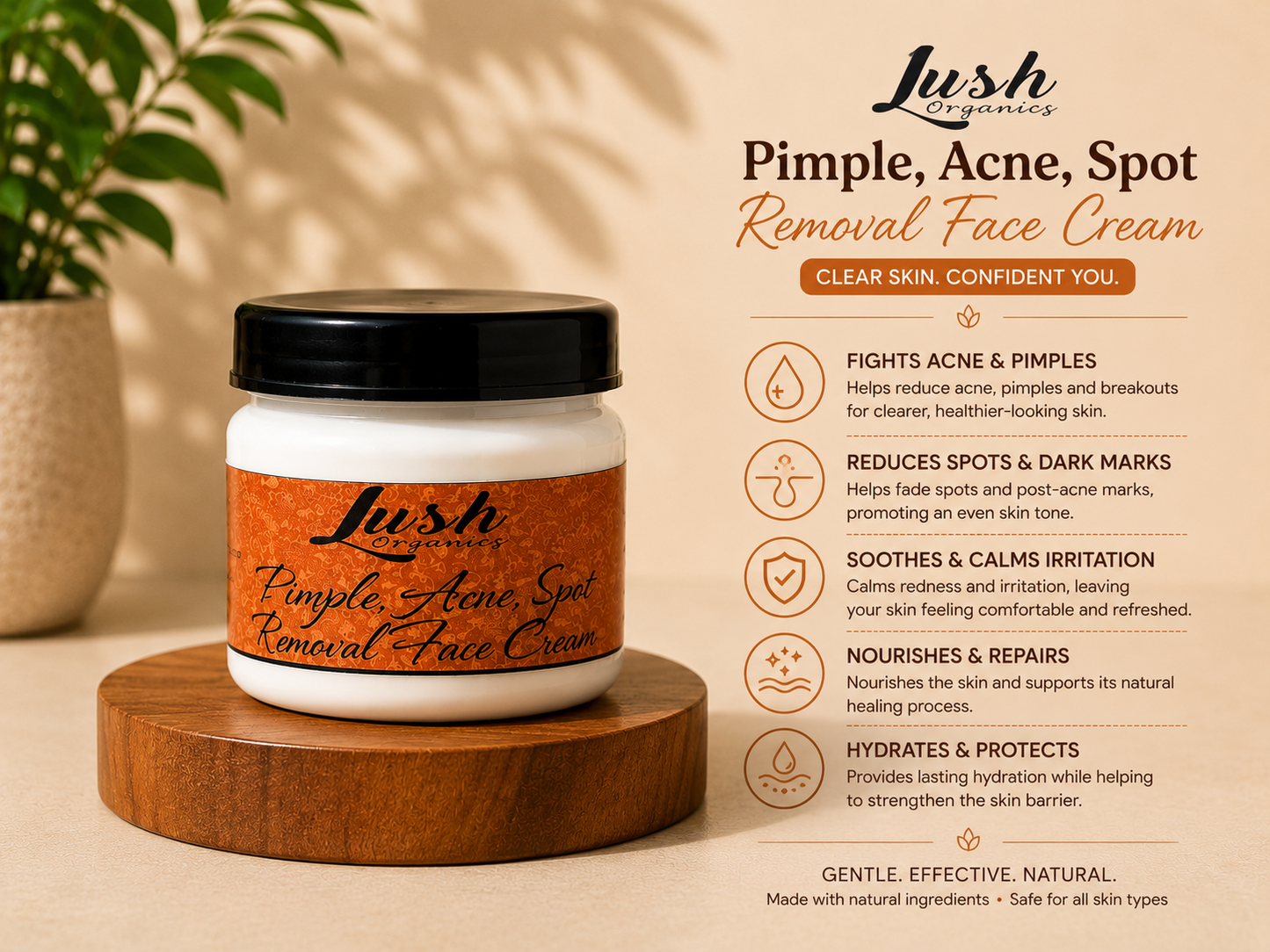 Pimple, Acne & Spot Removal Face Cream