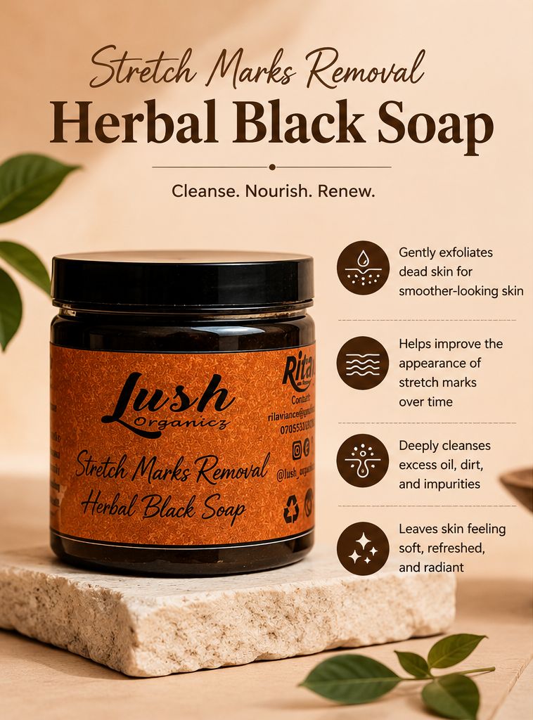Stretch Marks Removal Herbal Black Soap
