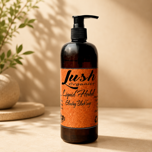 Liquid Herbal Glowing Black Soap