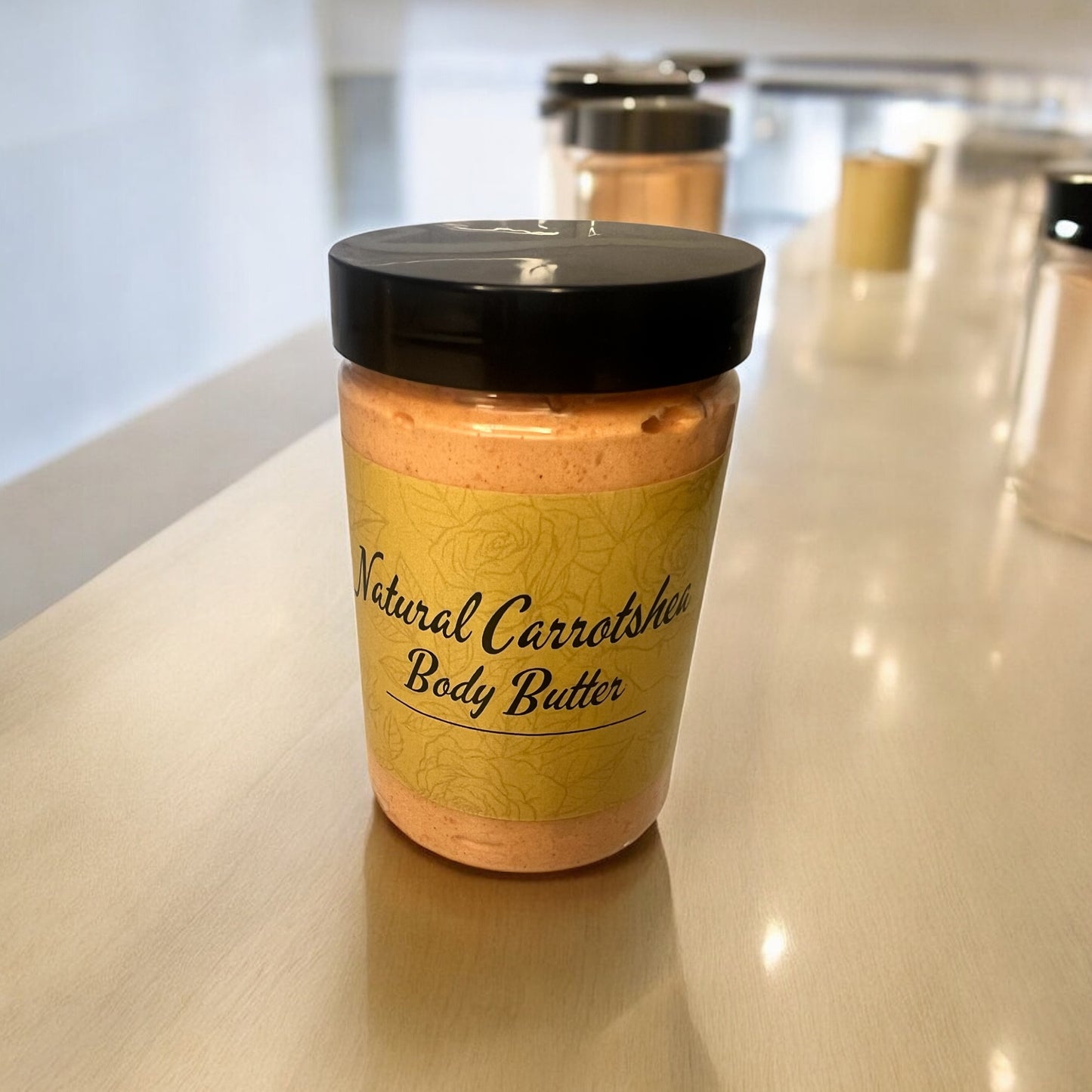 Natural carrotshea body butter