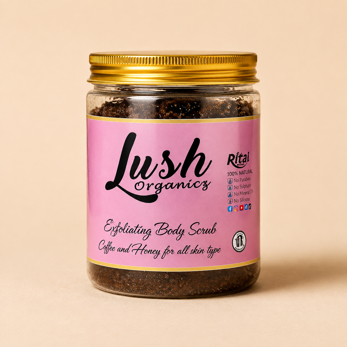 Lightening Coffee & Honey Exfoliating Body Scrub