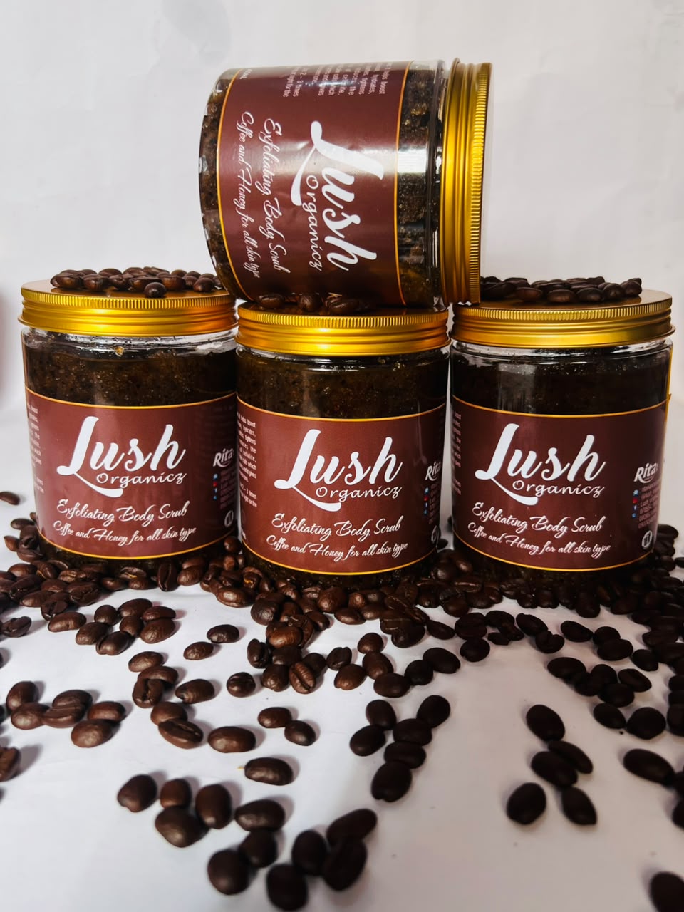 Exfoliating Coffee & Honey Body Scrub