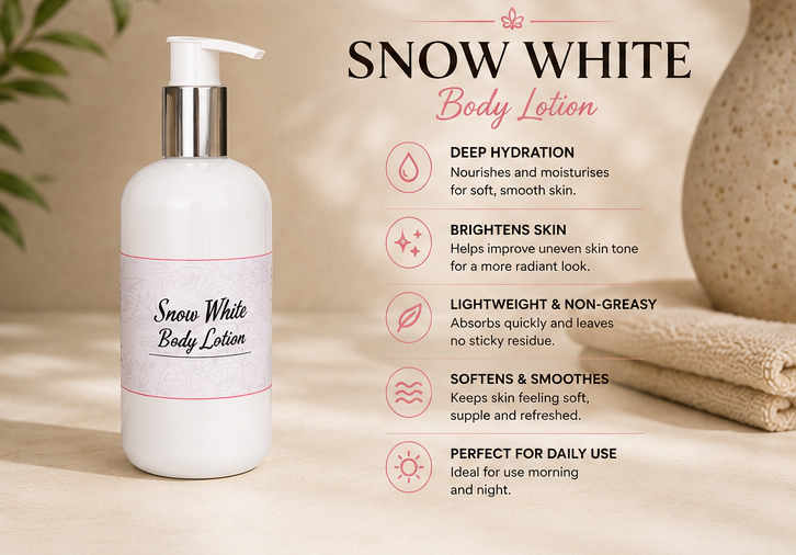 Snow White Body Lotion 300ml | Brightening &amp; Deep Moisturising Body Lotion