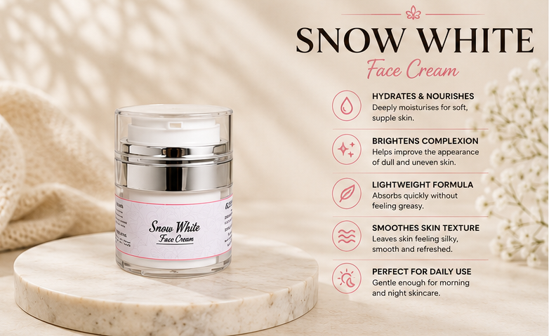 Snow White Face Cream 30ml | Brightening &amp; Hydrating Face Cream