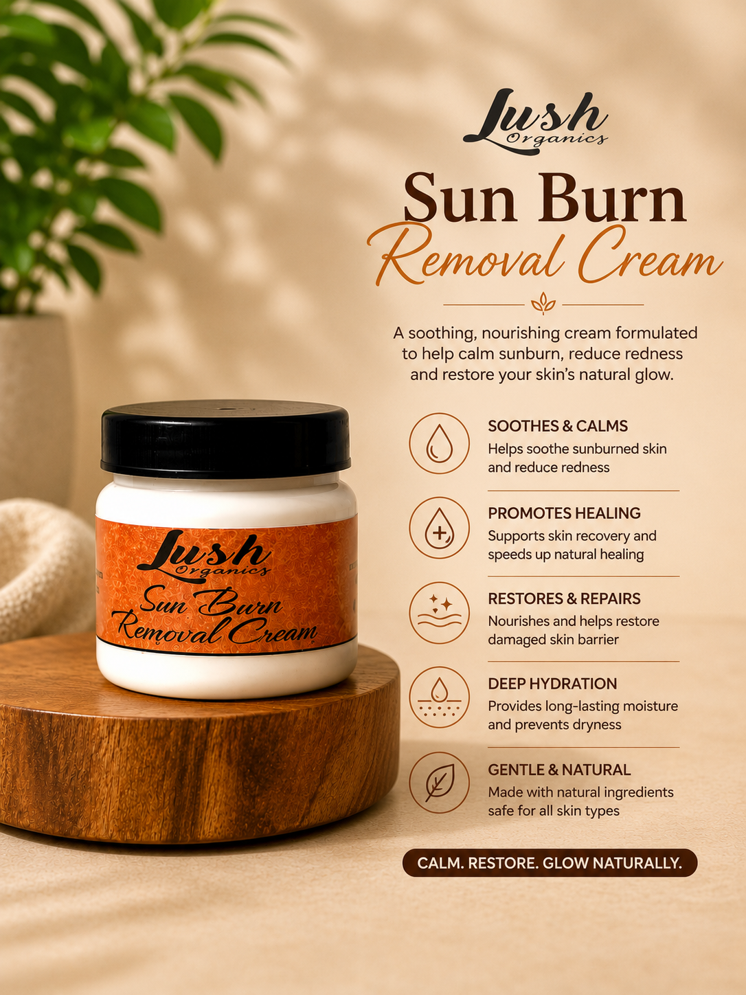 Sun Burn Removal Cream