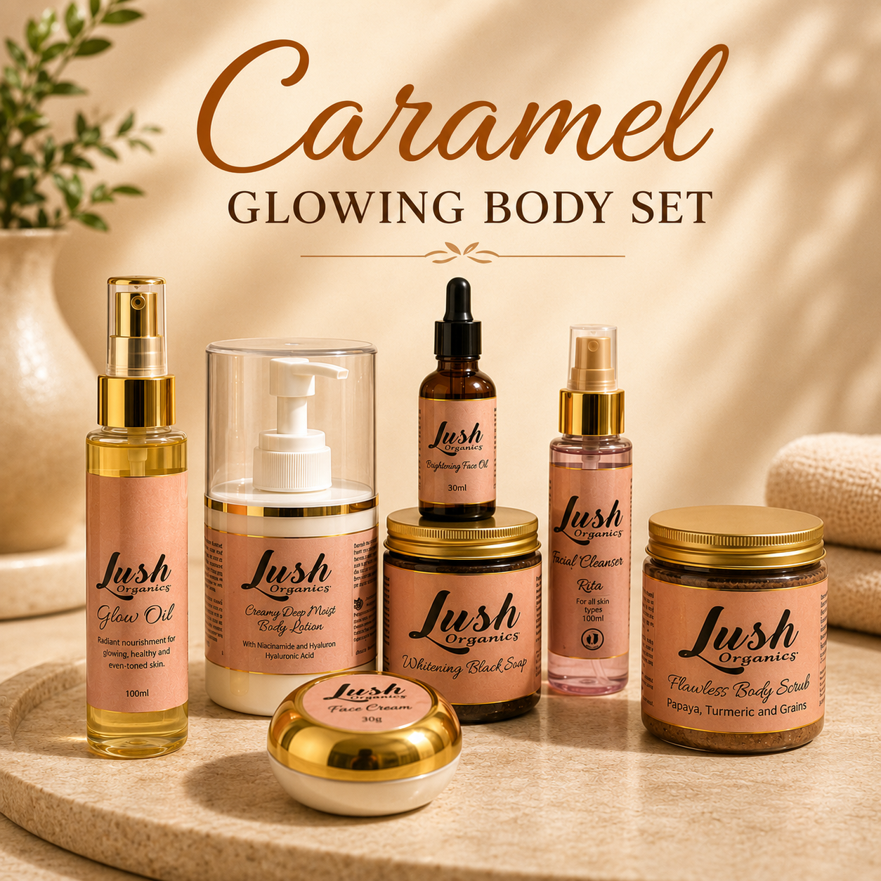 Caramel Flawless Neem Body Scrub